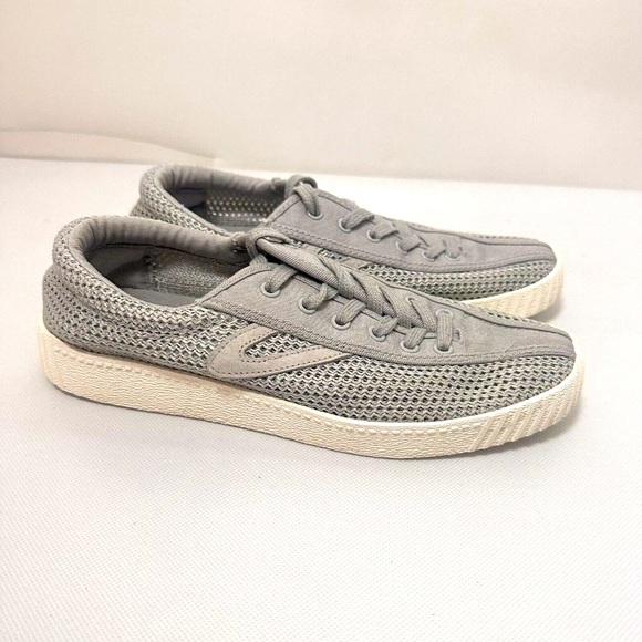 Tretorn Sneakers Womens 7 Gray Nylite Plus Shoes Canvas Suede Mesh Low Top - Picture 1 of 8